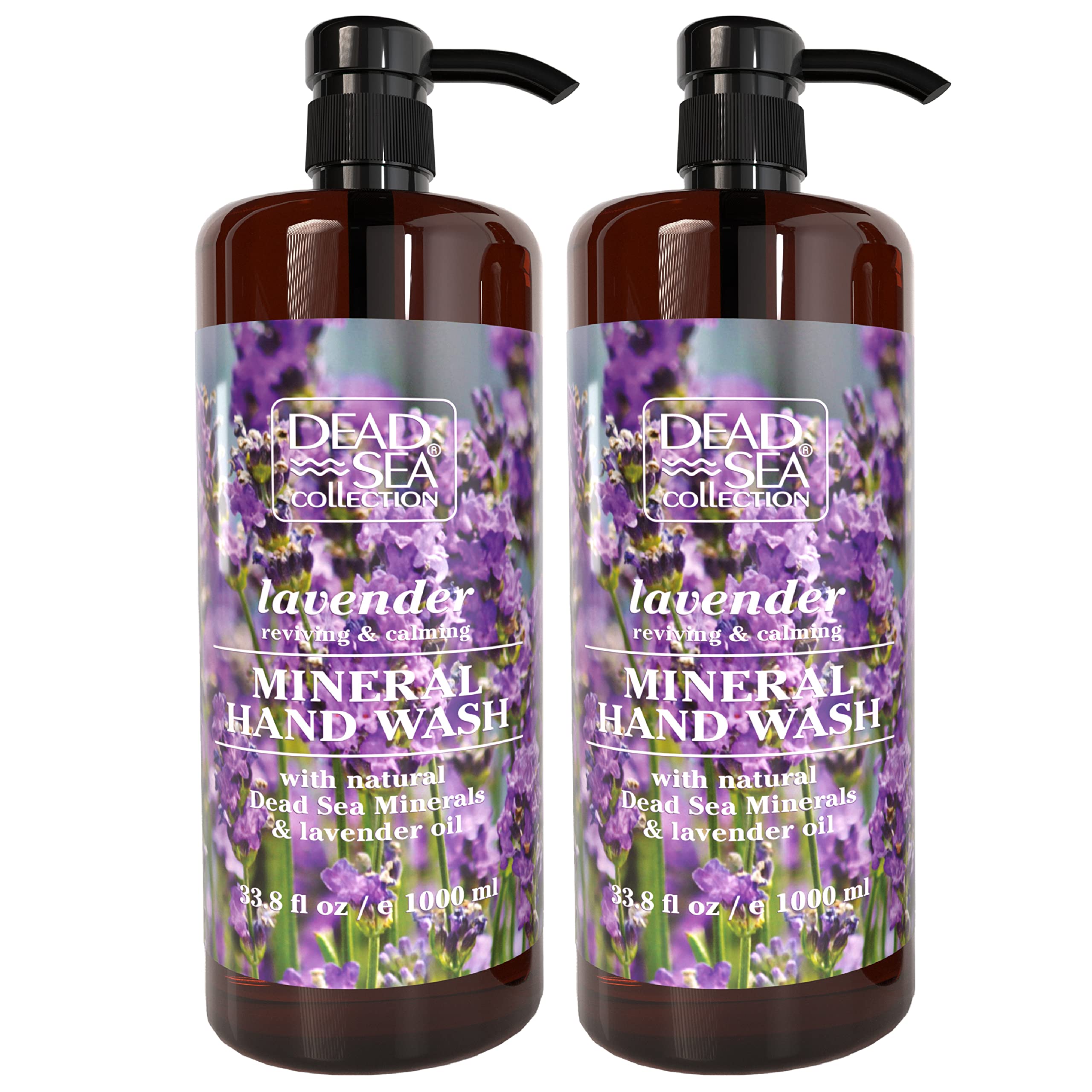 Dead Sea Collection Lavender Liquid Hand Soap - Pack Of 2 (33.8 Fl. Oz Each)